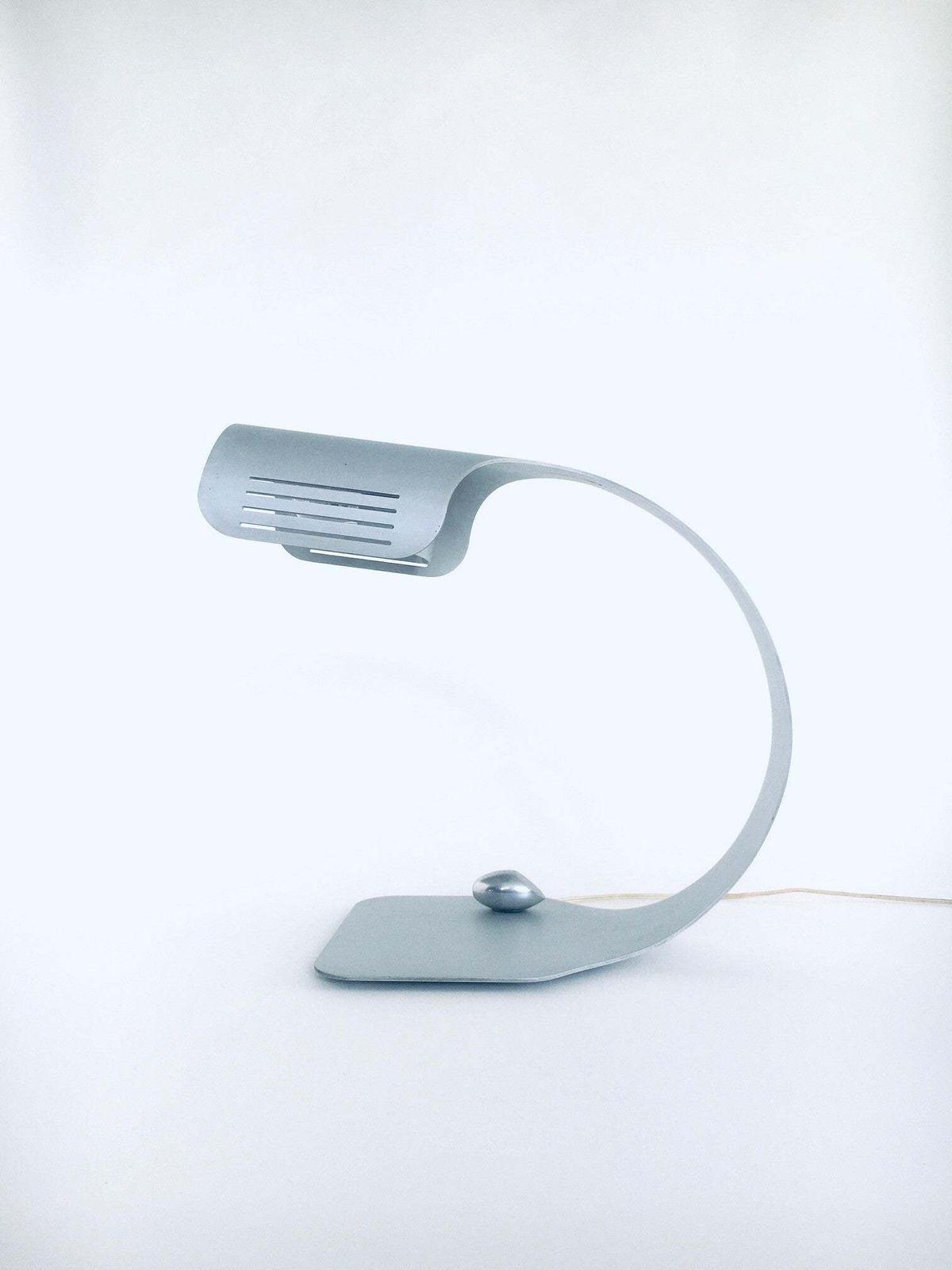 Aluminium 'Colomba' Bureaulamp Van Walter & Moretti, Frankrijk 1972 photo furniture