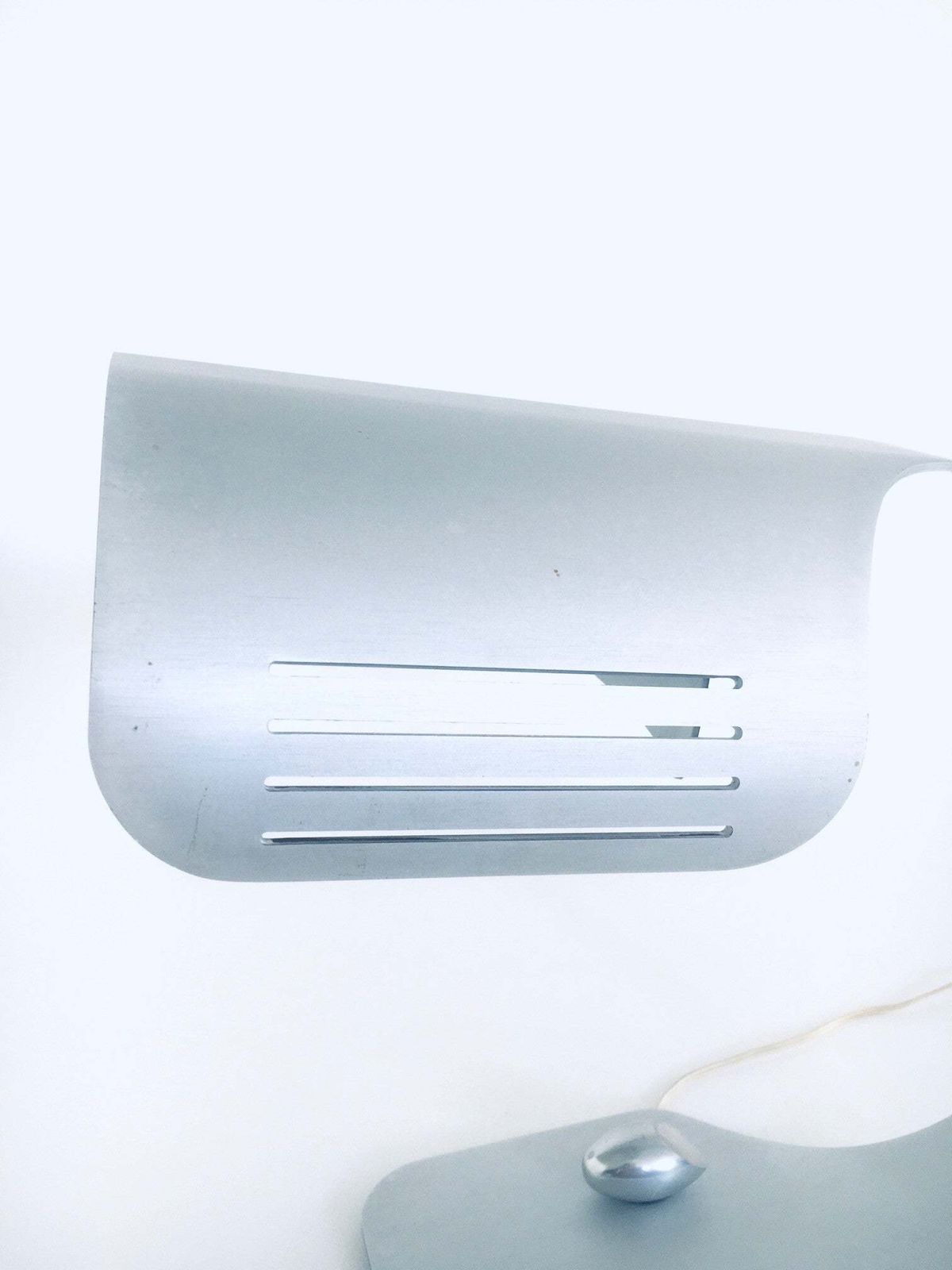 Aluminium 'Colomba' Desk Lamp By Walter & Moretti, France 1972 photo vintage