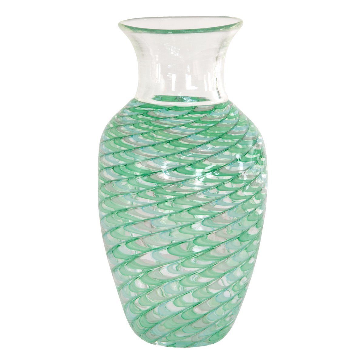 Phoenician Vase In Murano Glass By Archimede Seguso