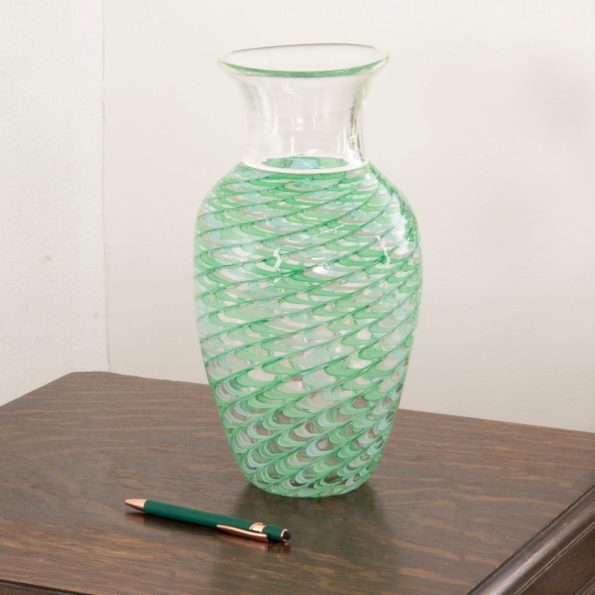 Phoenician Vase In Murano Glass By Archimede Seguso photo 702.0