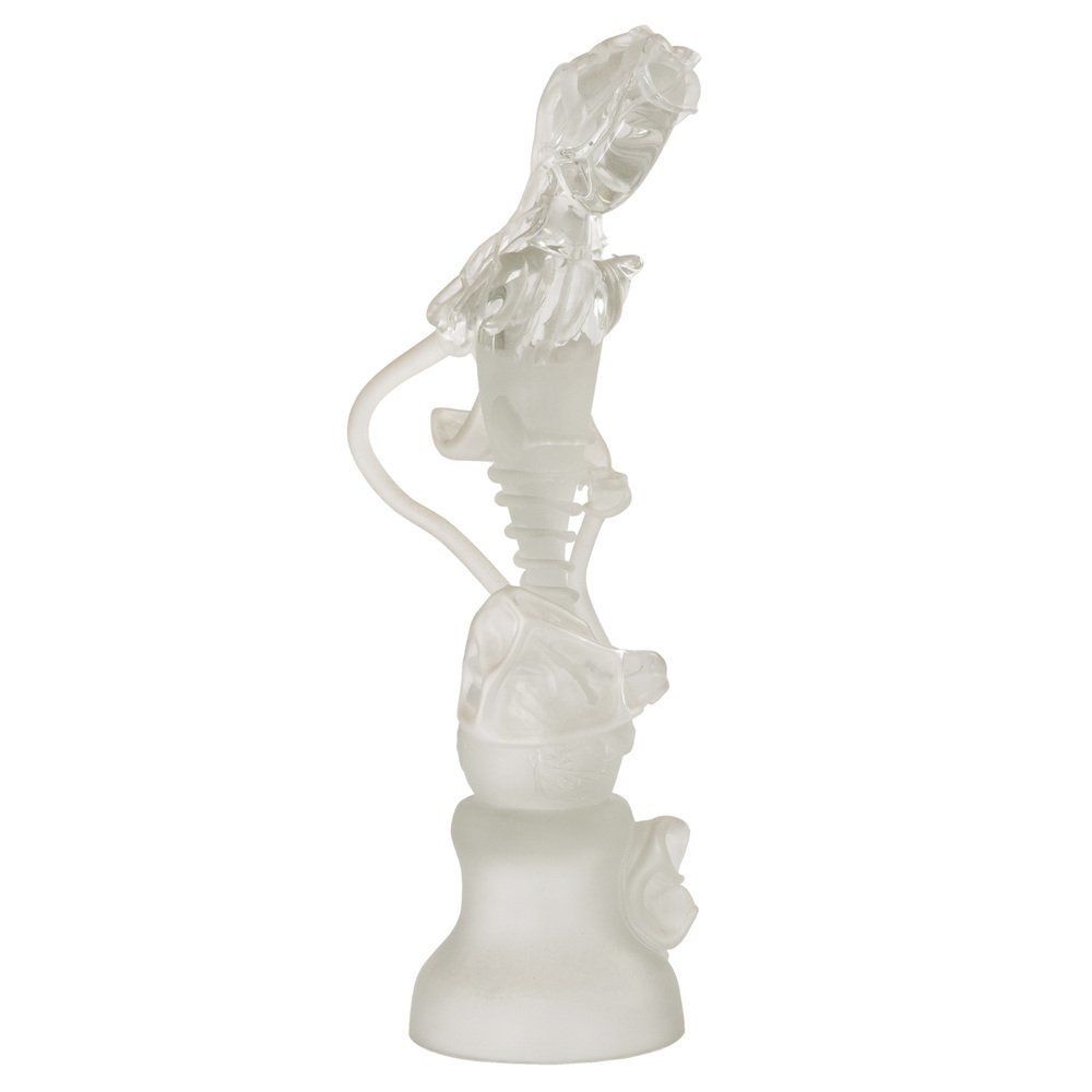 Statuette Depicting A Madonna In Artistic Glass By Ion Tamaian