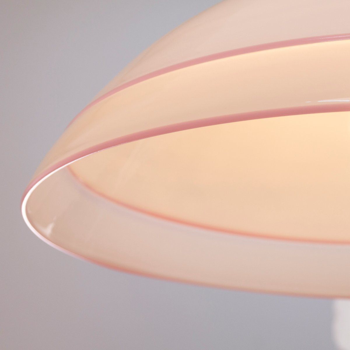 photo furniture Large Ceiling Lamp In White And Gray Murano Glass, Italy, 1980s