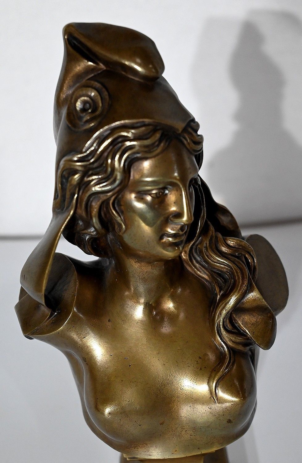 photo furniture Bust Of Marianne In Bronze  Early 20th Century