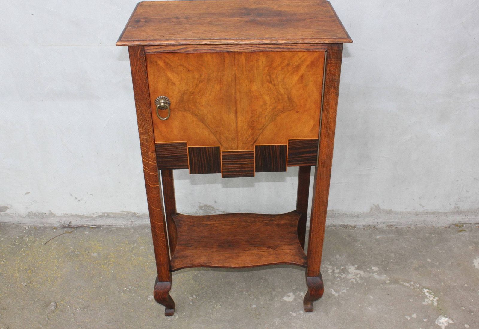 Antique Style Bedside Cabinet Victorian Storage Table Wooden Living Room Furniture Guest Room