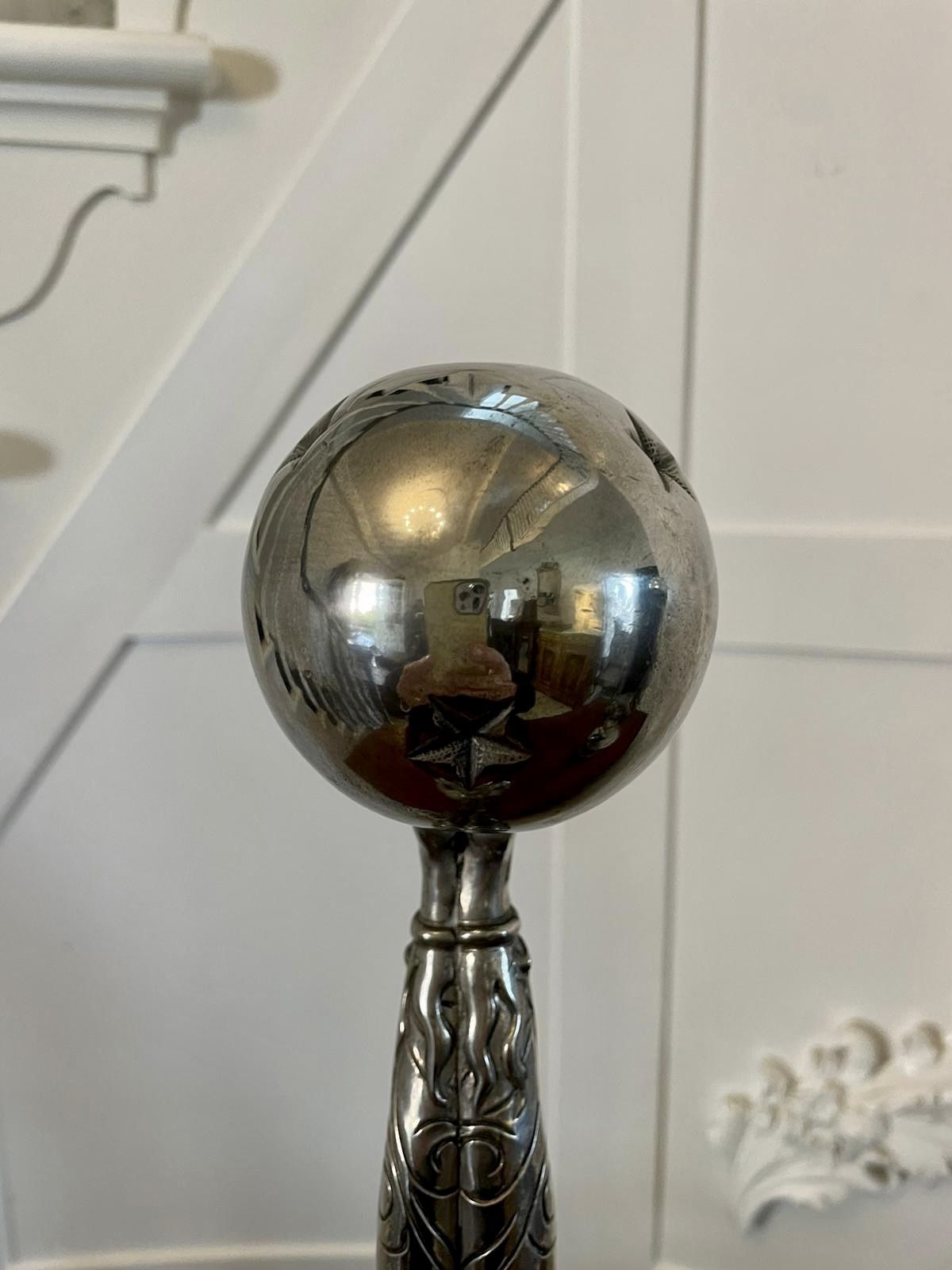 Unusual Pair Of Antique Quality Silver Plated Candlesticks photo vintage