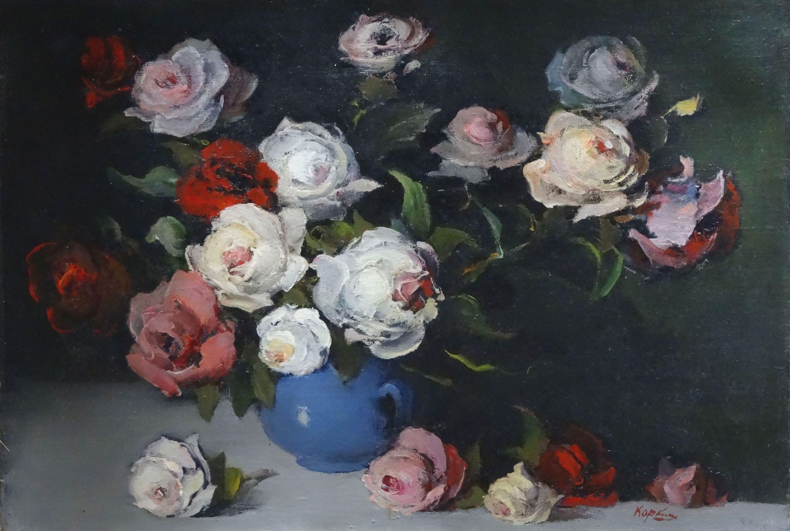 Dmitry Korzhanov Bouquet. 1995, Oil On Canvas