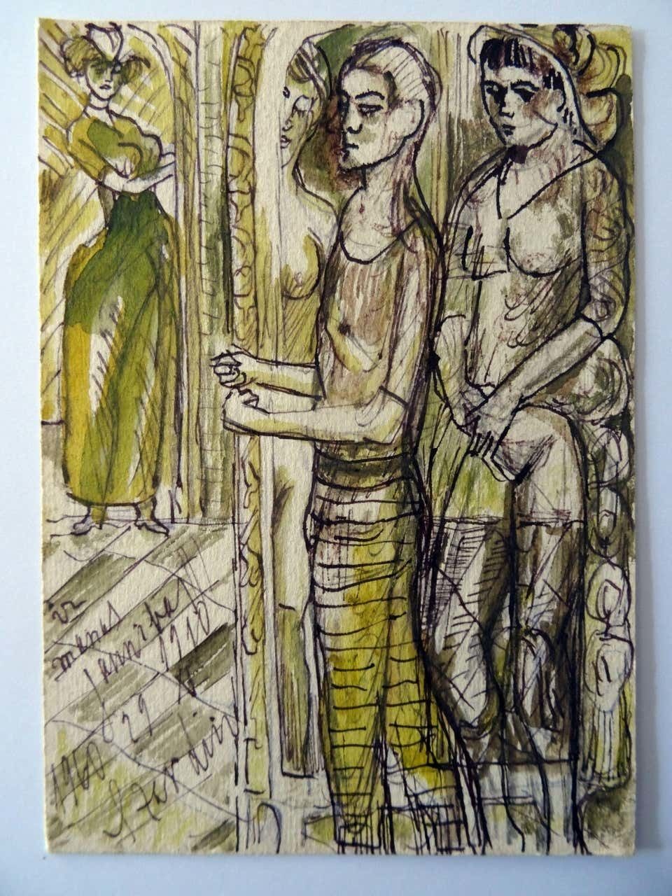 Youth 1961 Paper Mixed Media, 1960s photo furniture