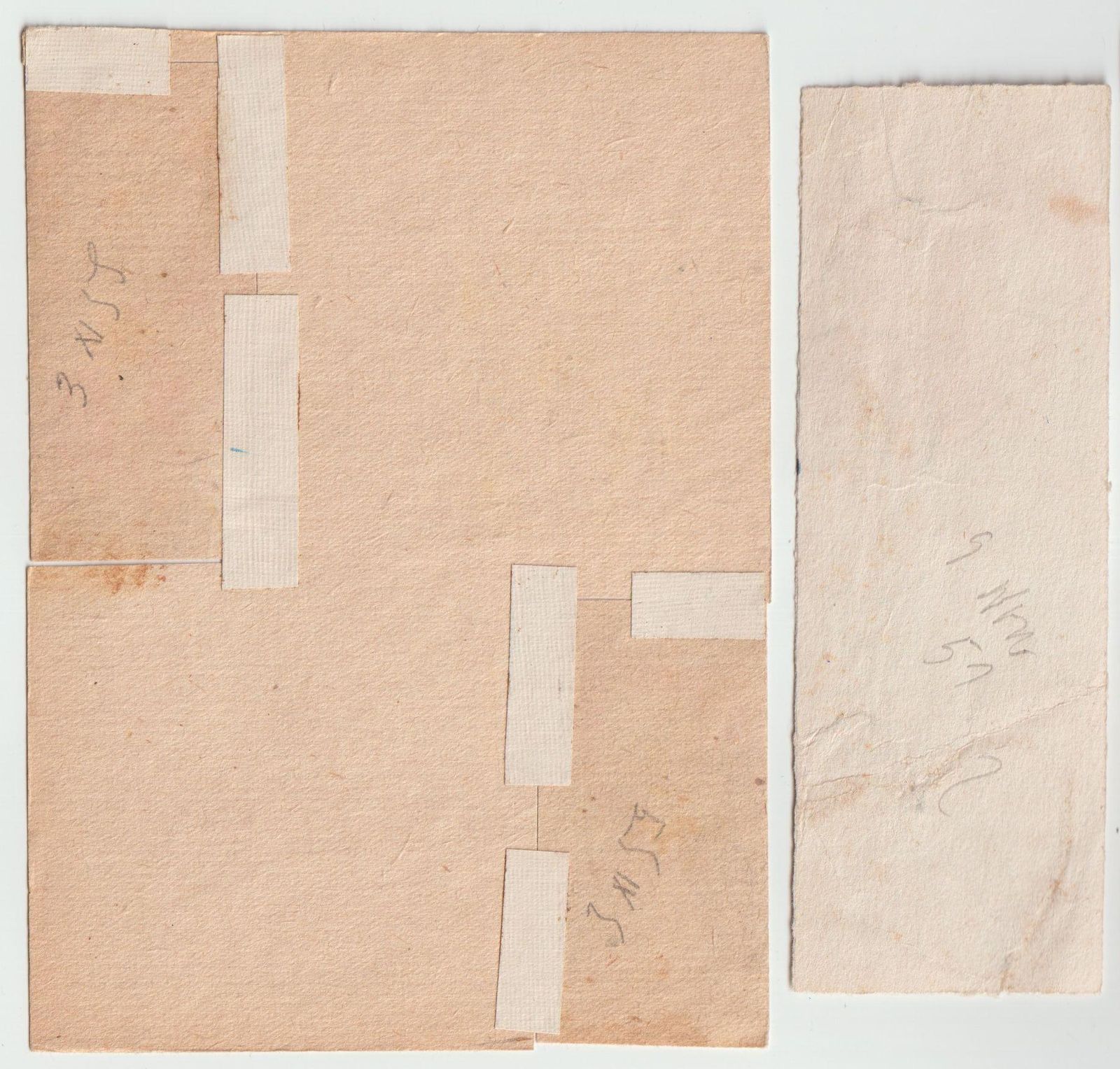 Adolfs Zardins Erotic Motives. 3.Pcs., Paper, Mixed Media photo furniture