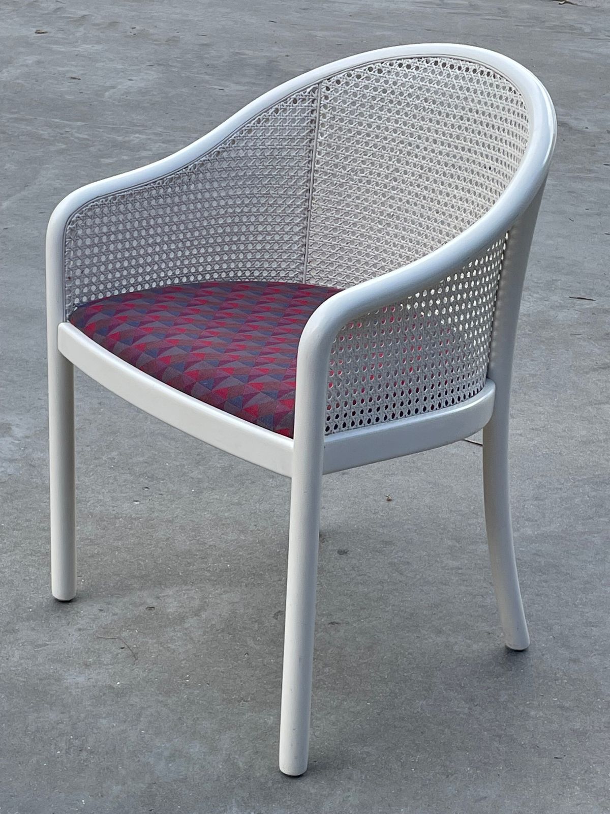 Vintage Cane Armchair 80, 1980s photo vintage