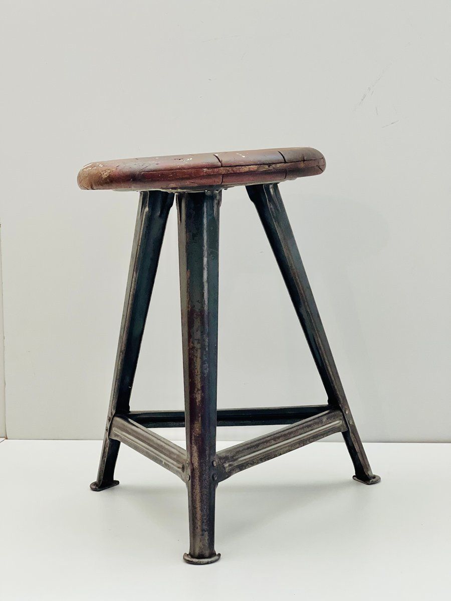 photo furniture Vintage Kruk Van Rowac, Jaren 1930, Jaren 1910