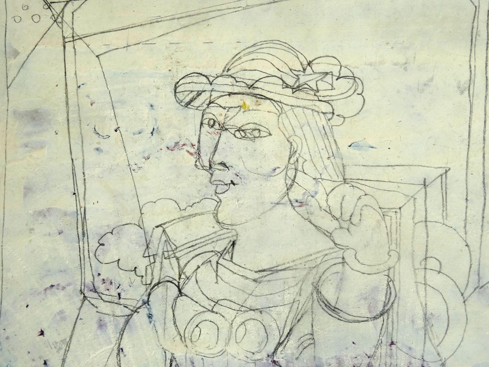 Vladimir Glushenkov Goodbye Picasso. Cardboard, Pencil photo Art