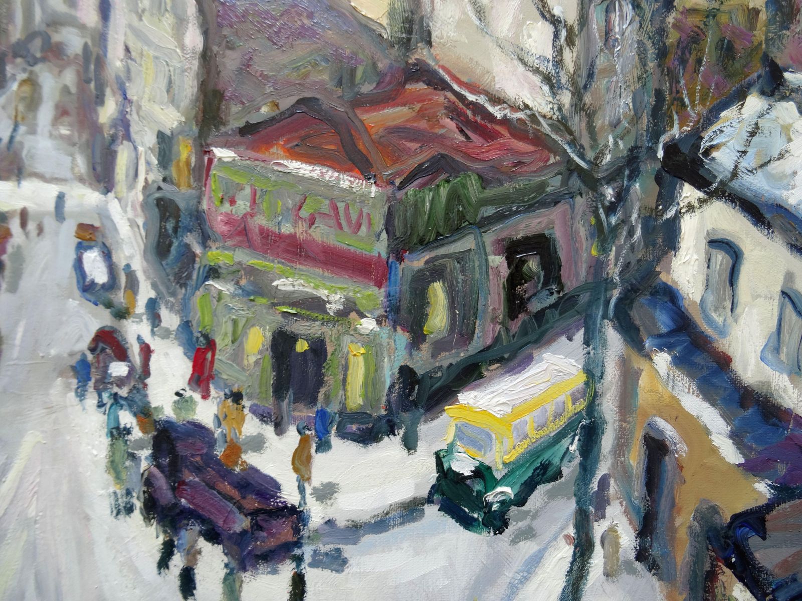 photo furniture Charles Malle Entertainment At Rue Clisson In Paris. Oil On Canvas, 54x65 Cm