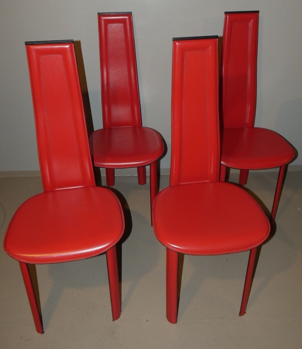 Set Of 4 1980s "Alice" Chairs Attributed To Giorgio Cattelan For Cattelan photo Furniture