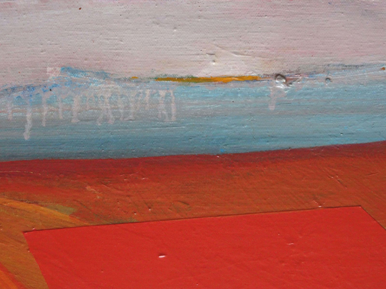 Raimonds Staprans  Desert 1974 Oil On Canvas photo vintage