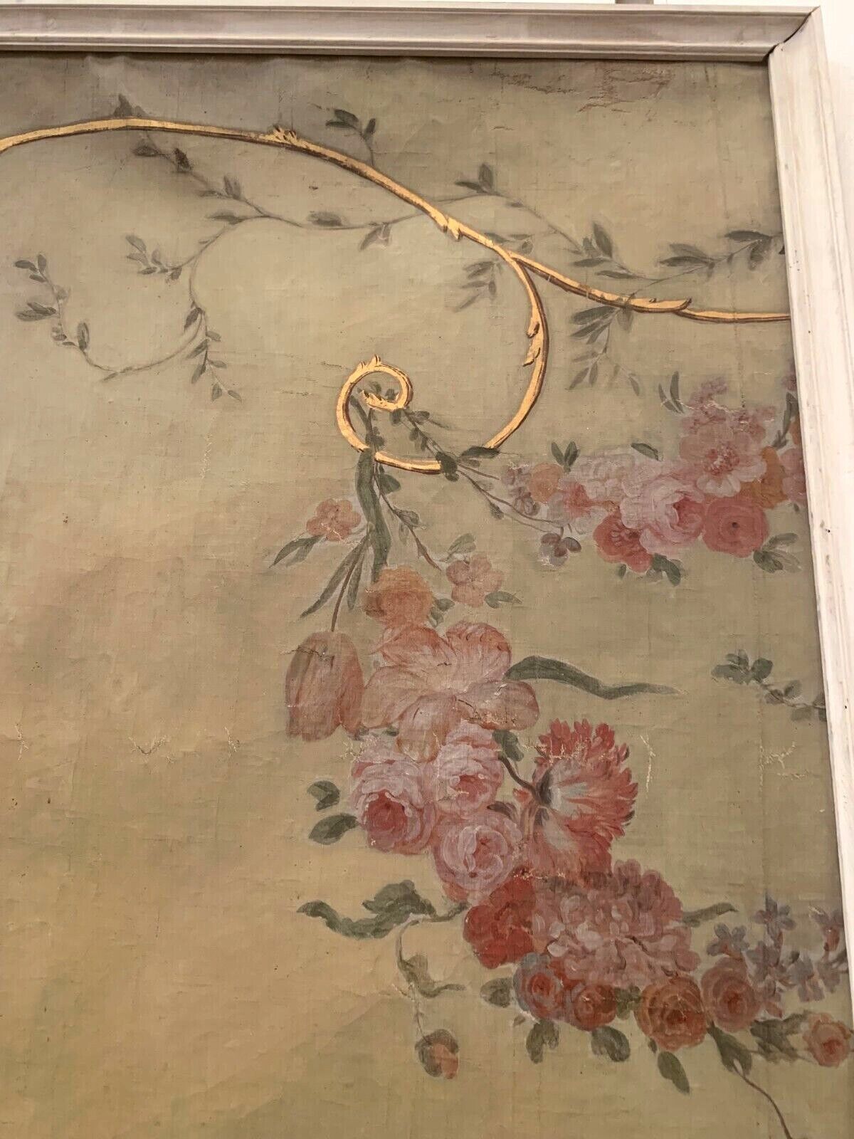 4221.26 Painting On Canvas Decorated With A Scene In The Antique Style 19th Century Decorative Panel photo