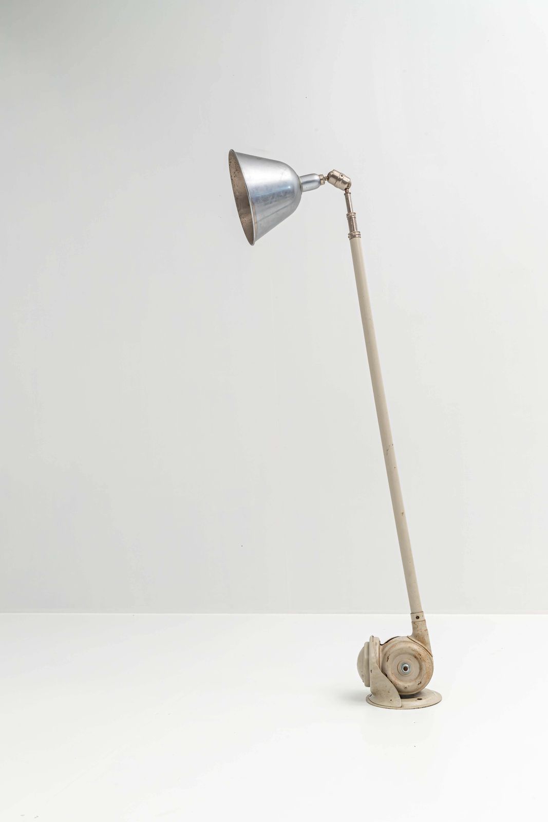 Old Version Johan Petterson Triplex Lamp With Metal Shade Sweden 1930's photo furniture