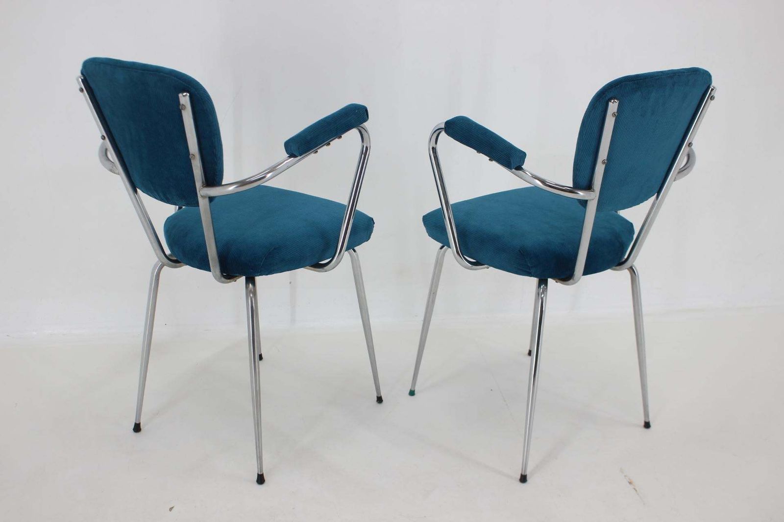 1960s Pair Of Italian Armchairs In Corduroy photo vintage