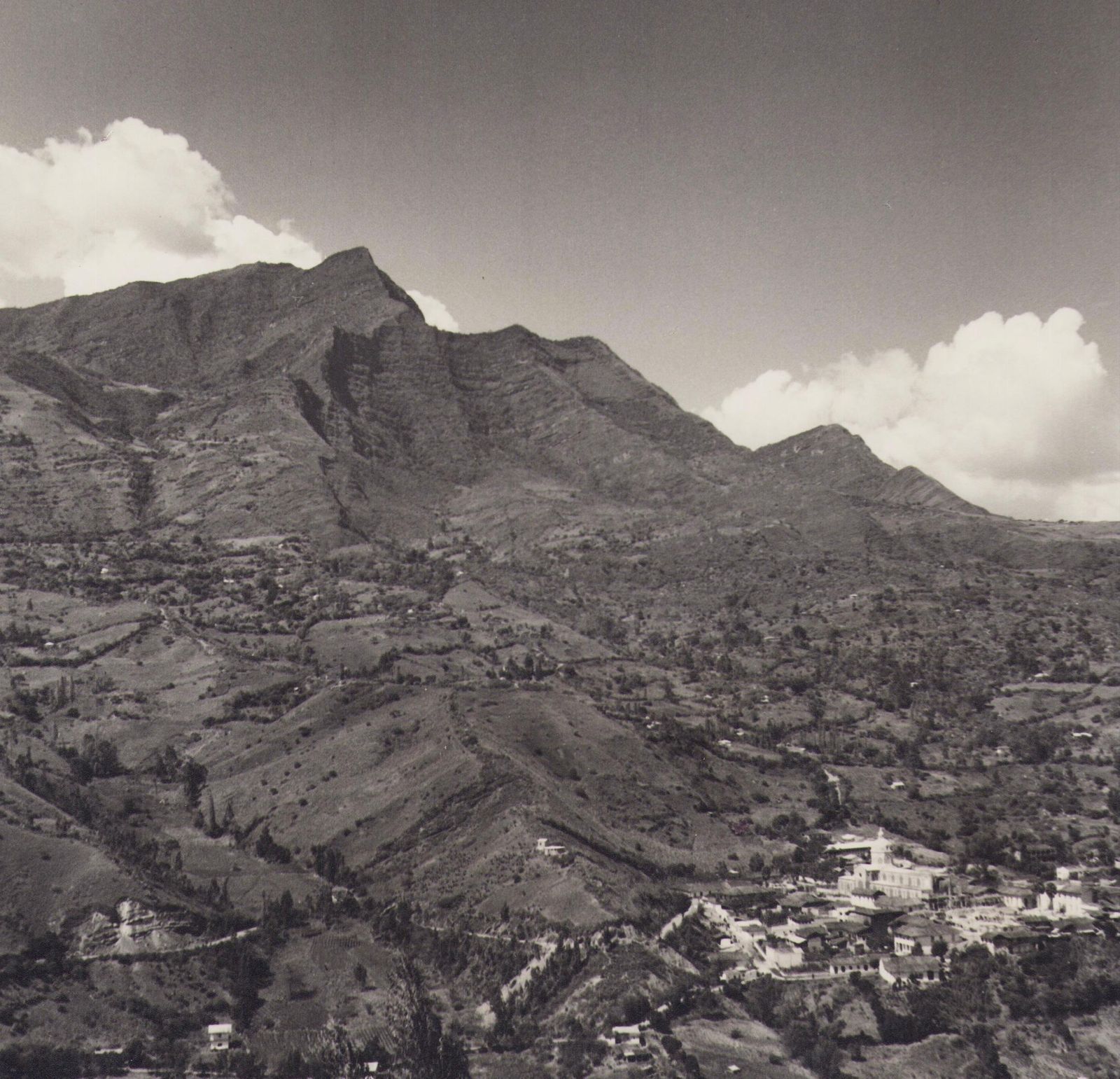 Hanna Seidel Colombia, Urbaque, Mountain, Black And White Photograph, 1960s. photo furniture
