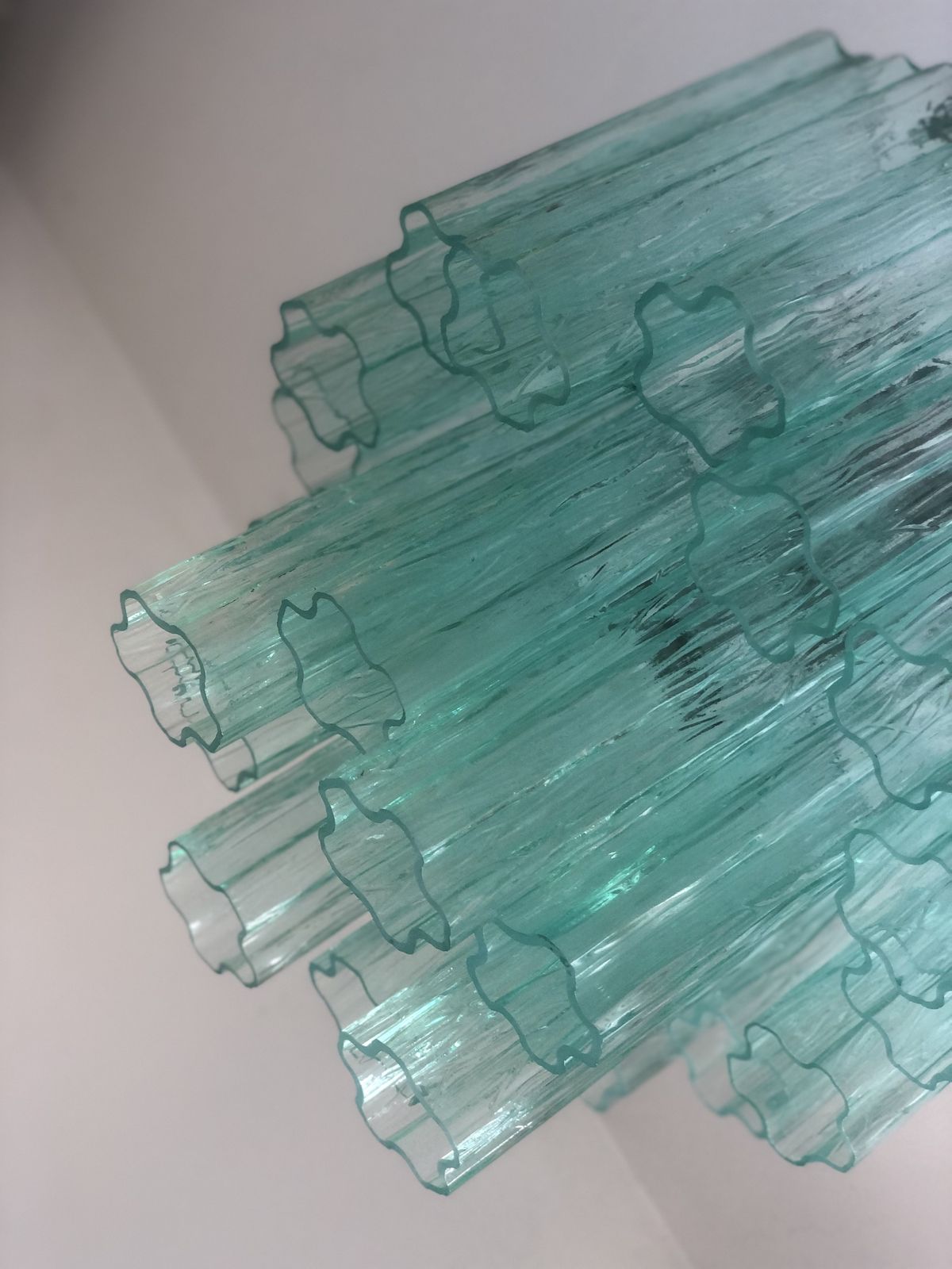 Impressive Murano Glass Sputnik Chandelier Like Mazzega Zuccheri Venini Barovier Style photo vintage
