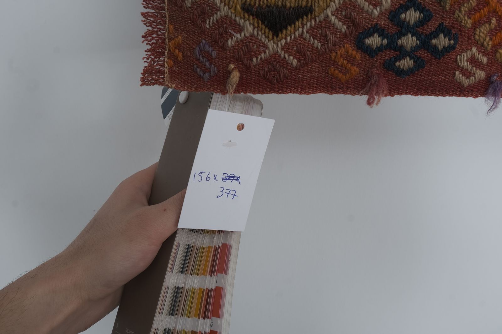2000.0 1960s Turkish Cicim Kilim Embroidered Rug 5'1" X 12'4" photo
