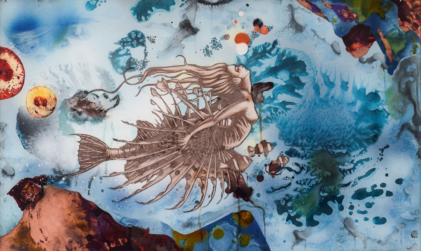Pablo Sumbhu – Twee Aquarellen photo furniture