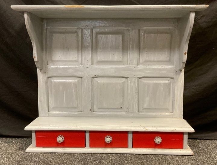 Painted French Kitchen Shelving photo furniture