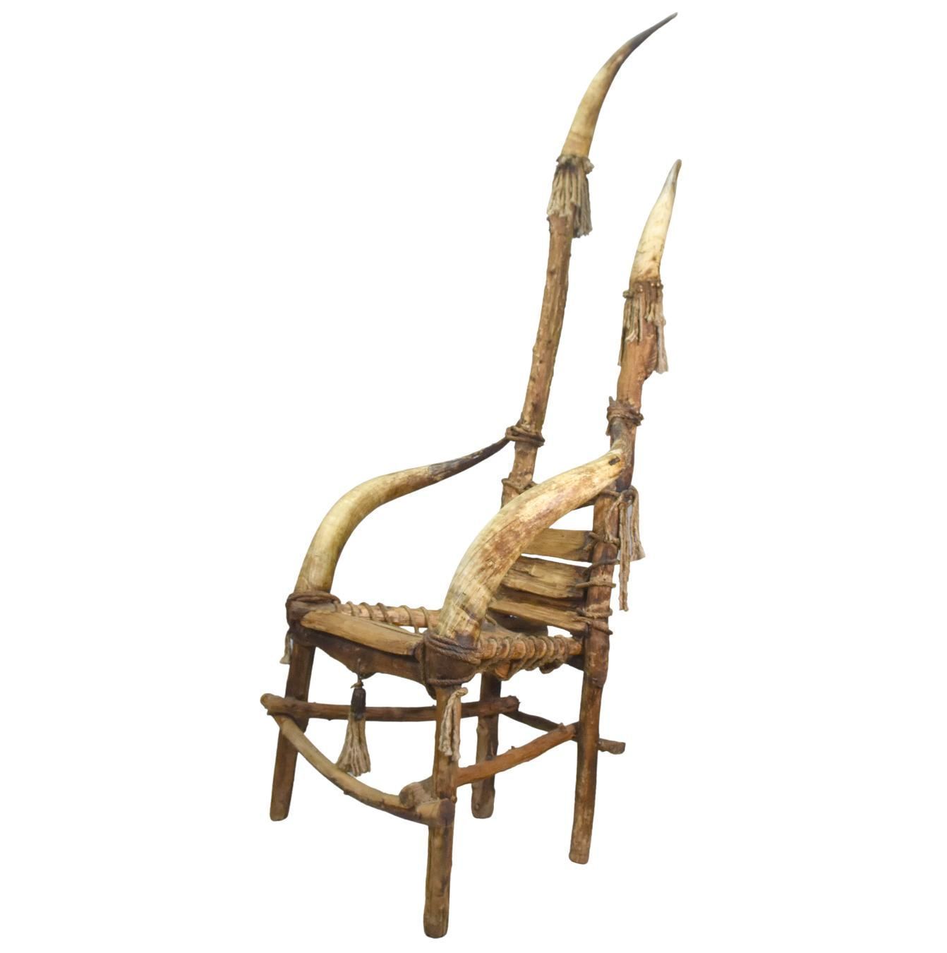 Throne Armchair "Gandalf" Sculpture By Michel Haillard photo furniture