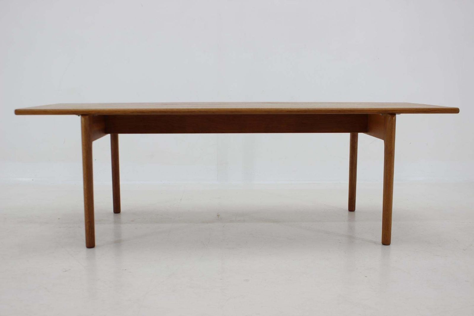 1960s Hans J Wegner Solid Oak Coffee Table 'At 15' For Andreas Tuck, Denmark photo furniture