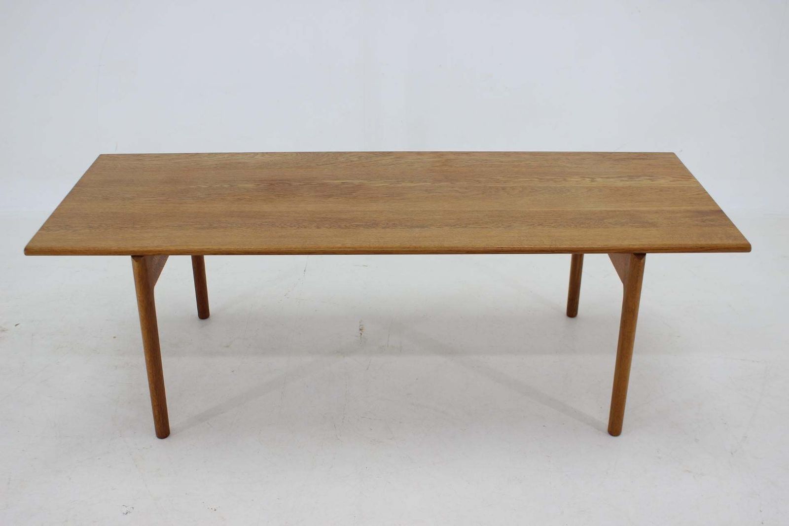 1960s Hans J Wegner Solid Oak Coffee Table 'At 15' For Andreas Tuck, Denmark photo for sale