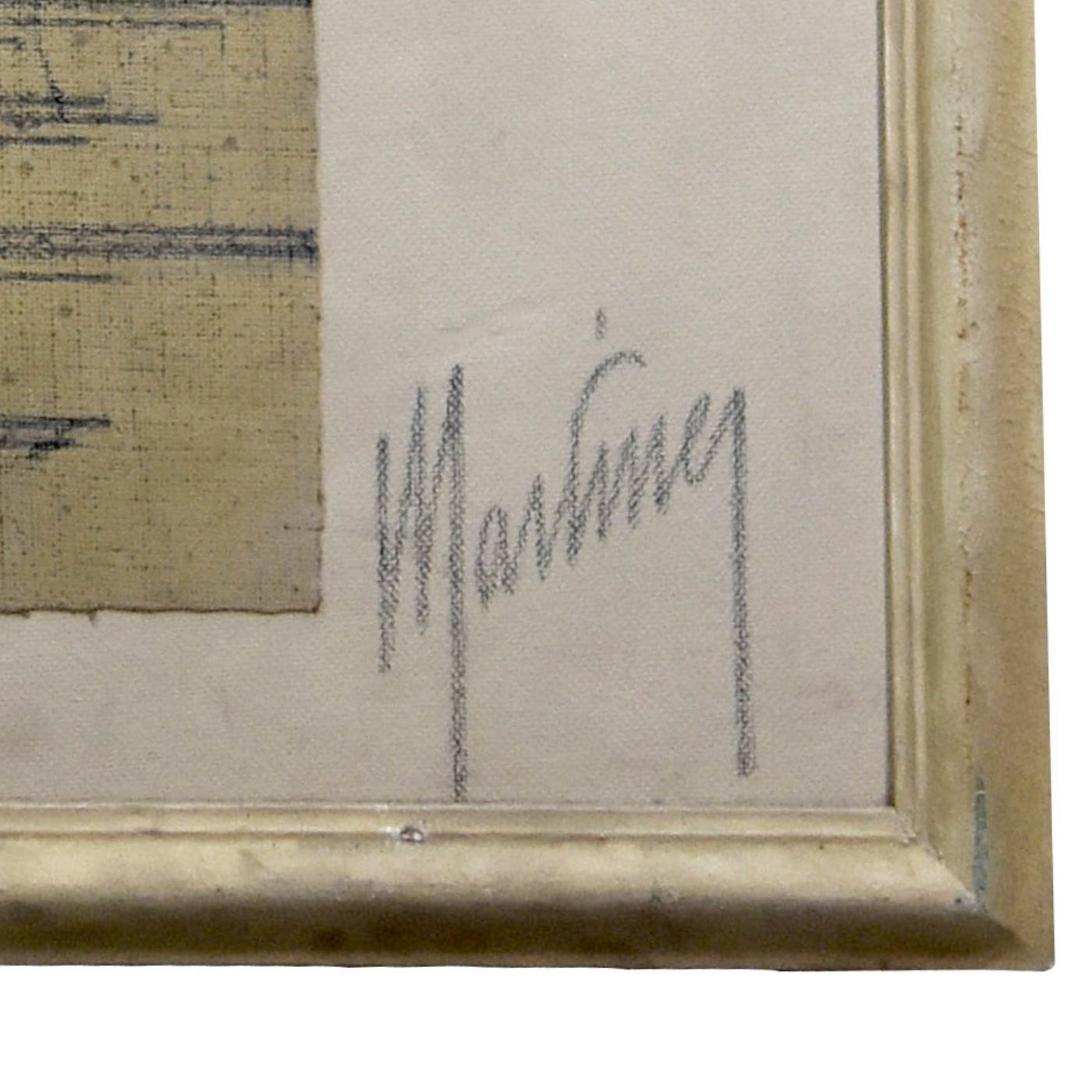 Charcoal And Sanguine Woman On Textile French School Martinez photo Art