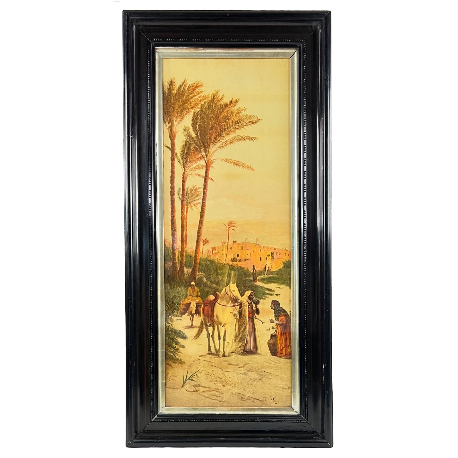 Large Set Of Four Orientalist Prints, Otto Pilny (1866 – 1936) photo furniture