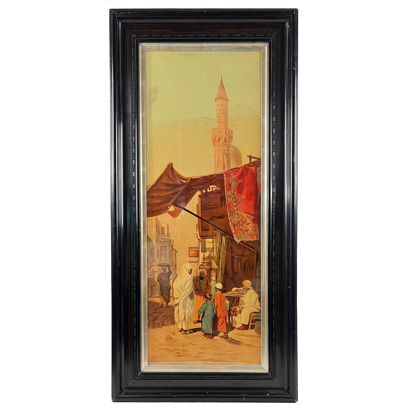 Large Set Of Four Orientalist Prints, Otto Pilny (1866 – 1936) photo Art
