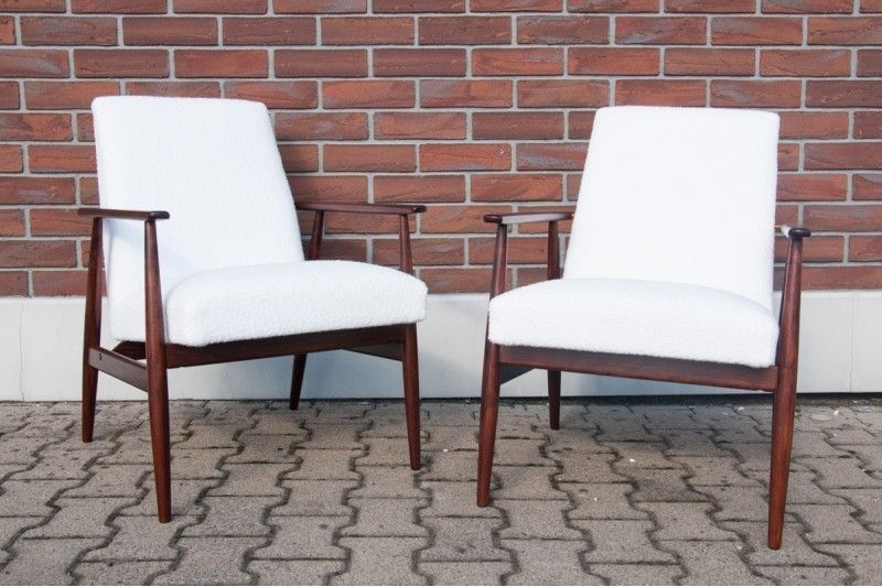 Lisek 300 190 Armchairs, Designed By H. Lis, Poland, 1960s. After Renovation. photo Furniture