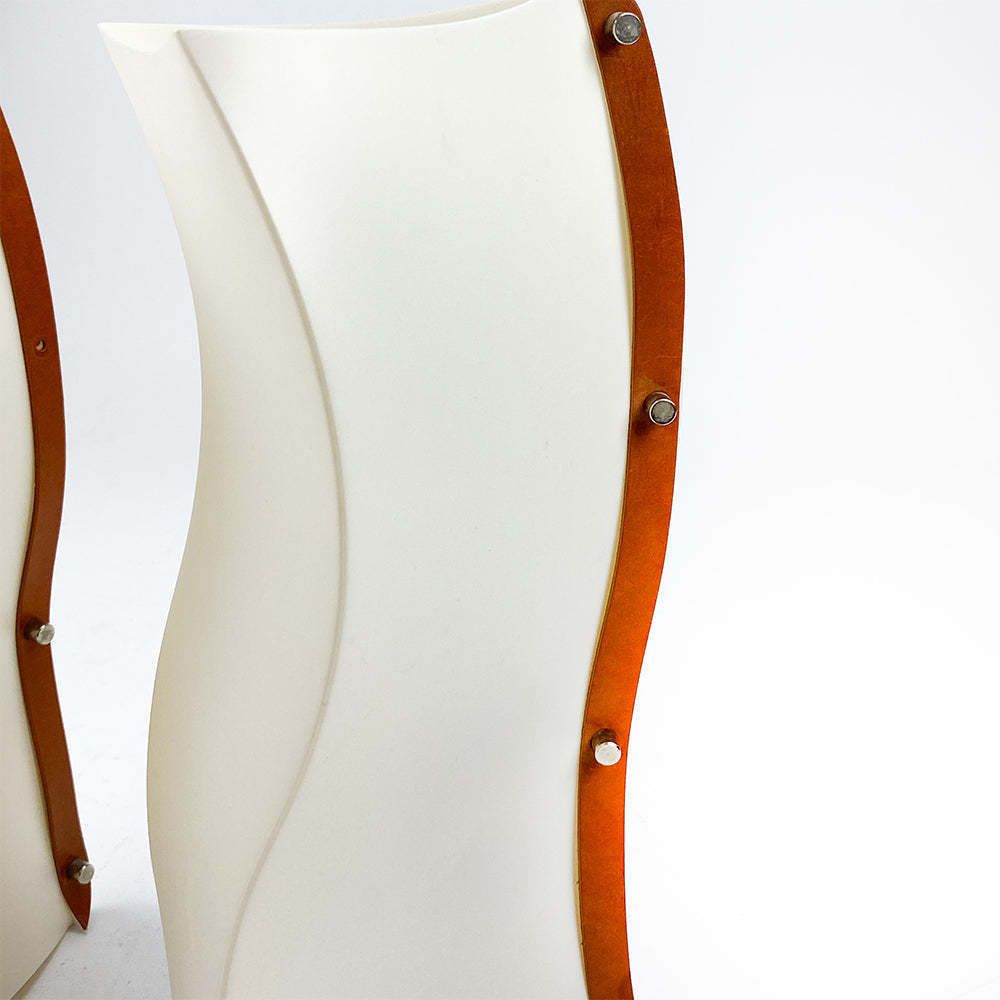 Pair Of Wb Small Lamps Design By Giulio Di Mauro For Slamp, 1980's photo Lighting