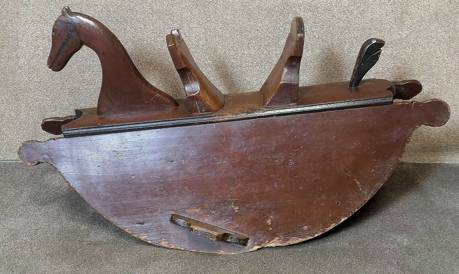 Folk Art Rocking Horse Circa 1880 photo Home Decor