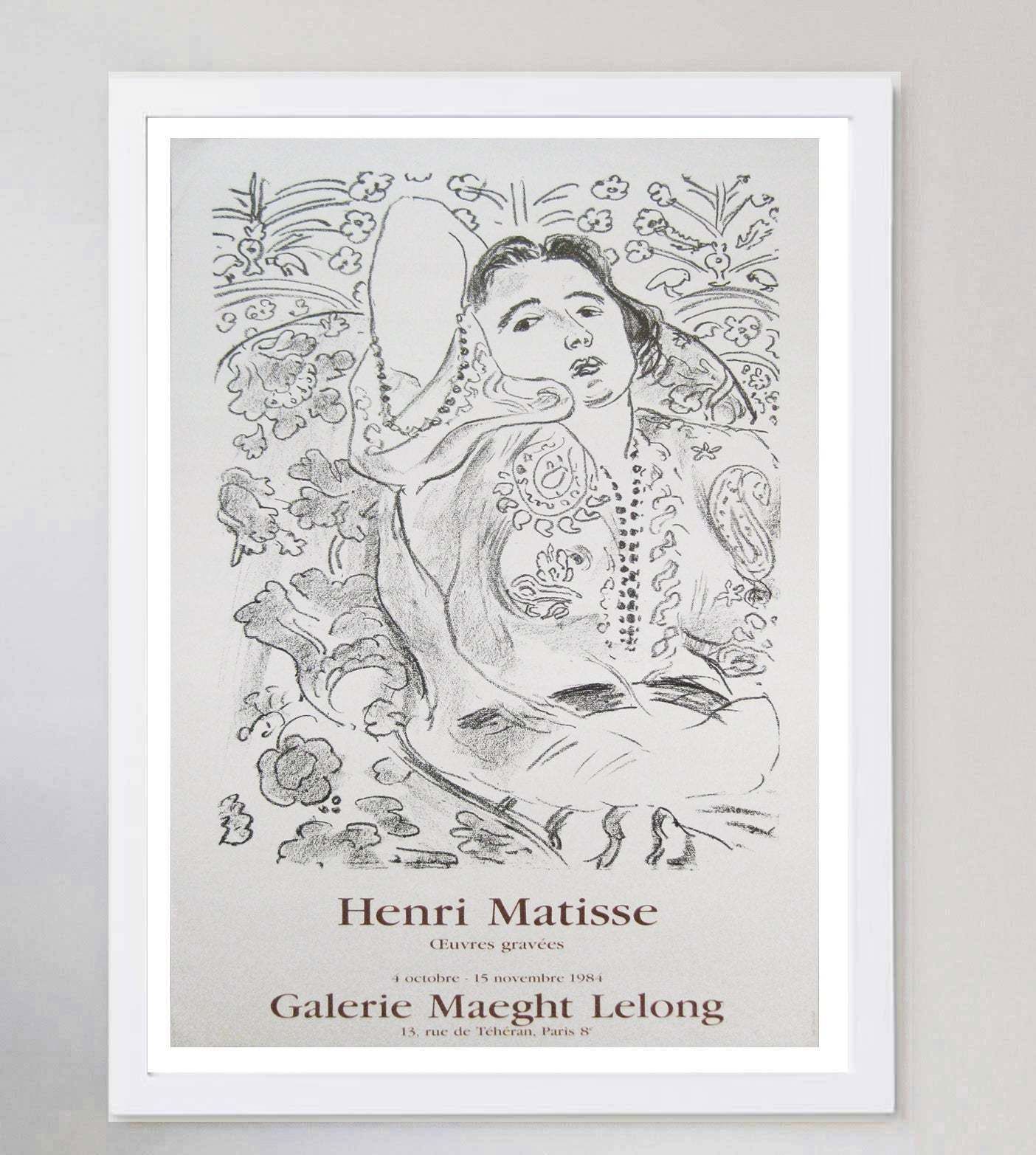 Henri Matisse   Arabesque Original Vintage Poster photo for sale