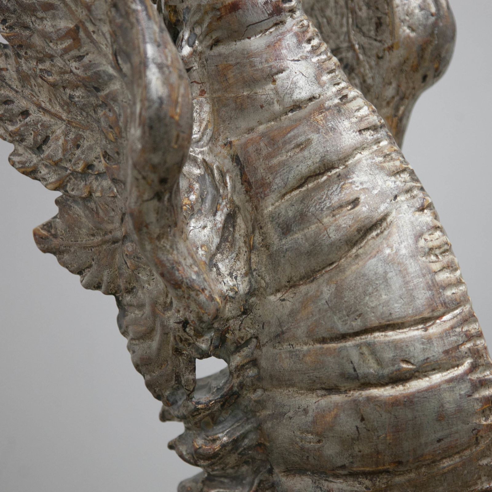 A Pair Of 19th C Carved Torcheres In The Form Of Winged Dragons Carved Torcheres photo 4800.0