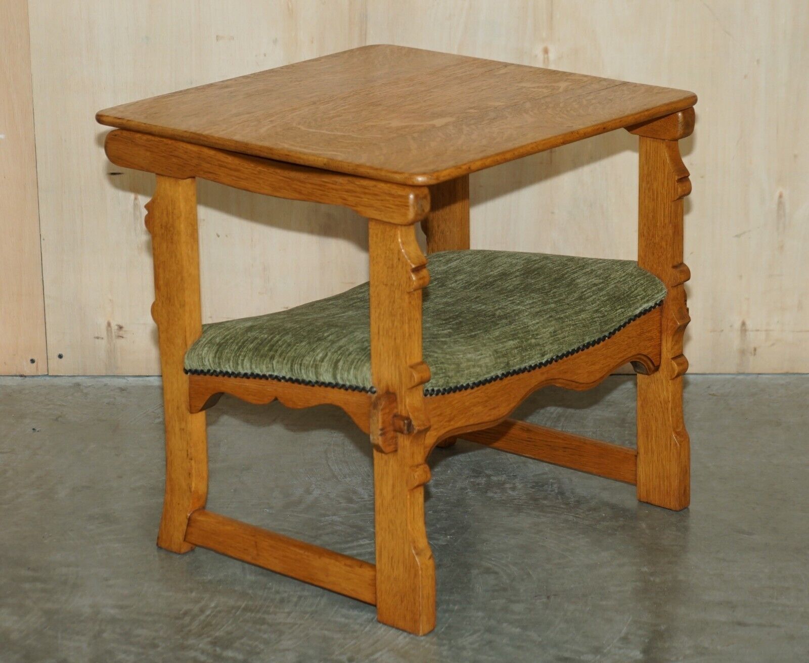 photo furniture Antique Carved Oak 1890 Attributed To Gillows Metamorphic Library Armchair Table