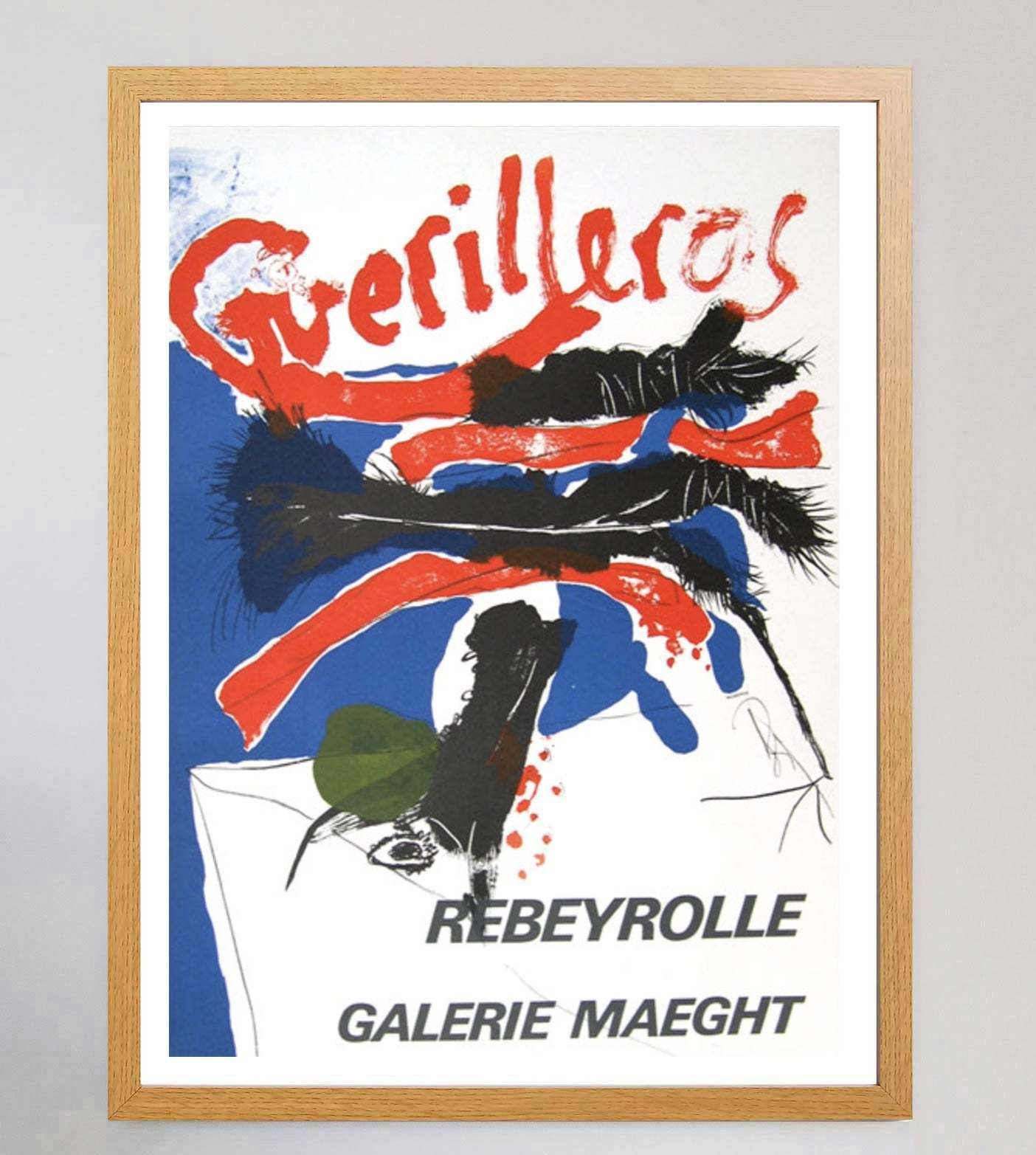 Paul Rebeyrolle   Guerilleros Original Vintage Poster photo Art