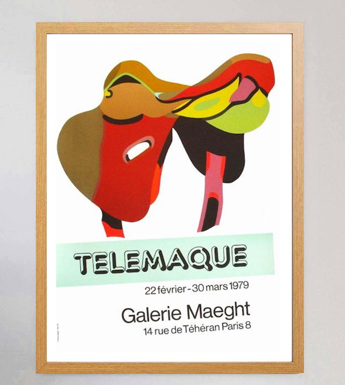 Herve Telemaque   Galerie Maeght  Original Vintage Poster photo Art