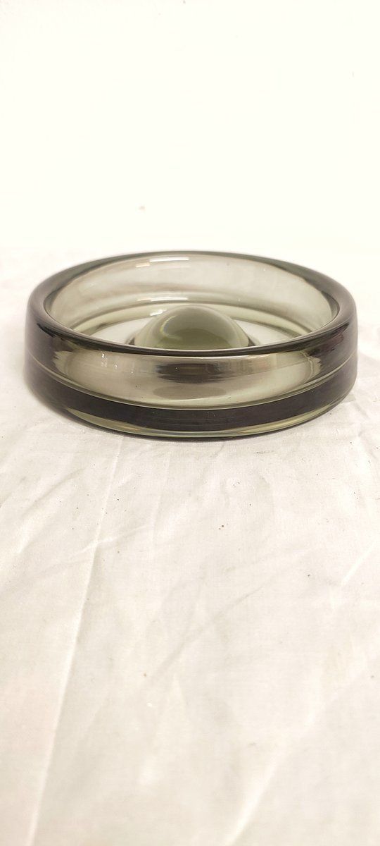 Holmegaard Glass Ashtray Or Bowl From Lütken, 1960s