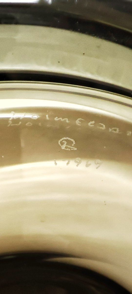 Holmegaard Glass Ashtray Or Bowl From Lütken, 1960s photo vinterior