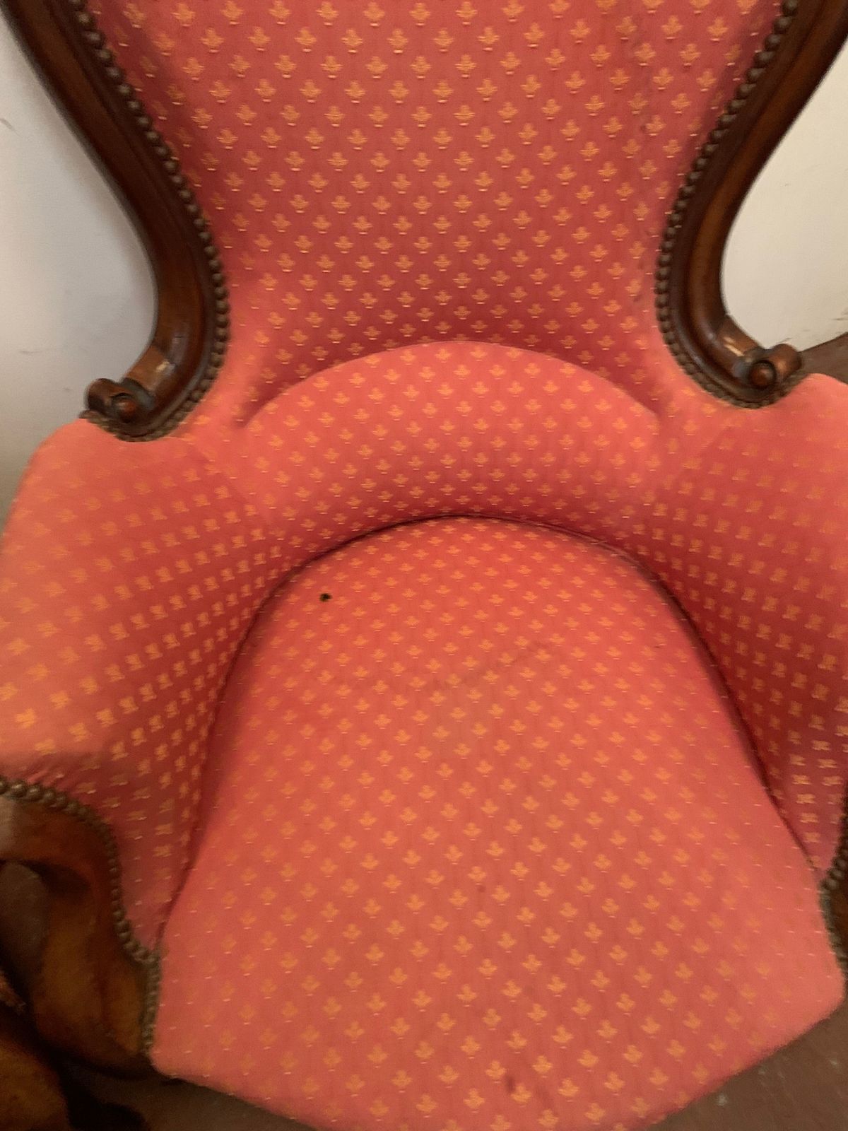 Pair Of Louis Philippe Armchairs In 19th Century Mahogany photo vintage