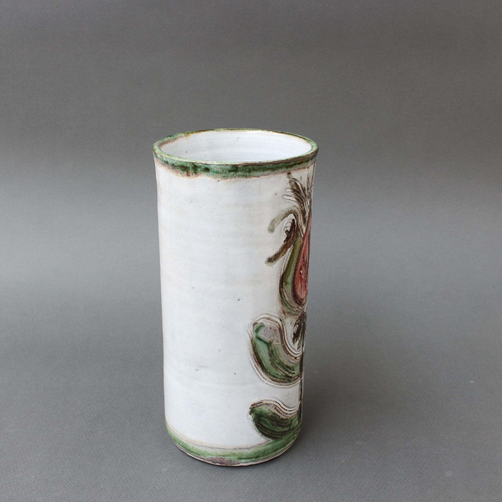 Mid Century French Decorative Vase By Albert Thiry (Circa 1960s) photo 550.0