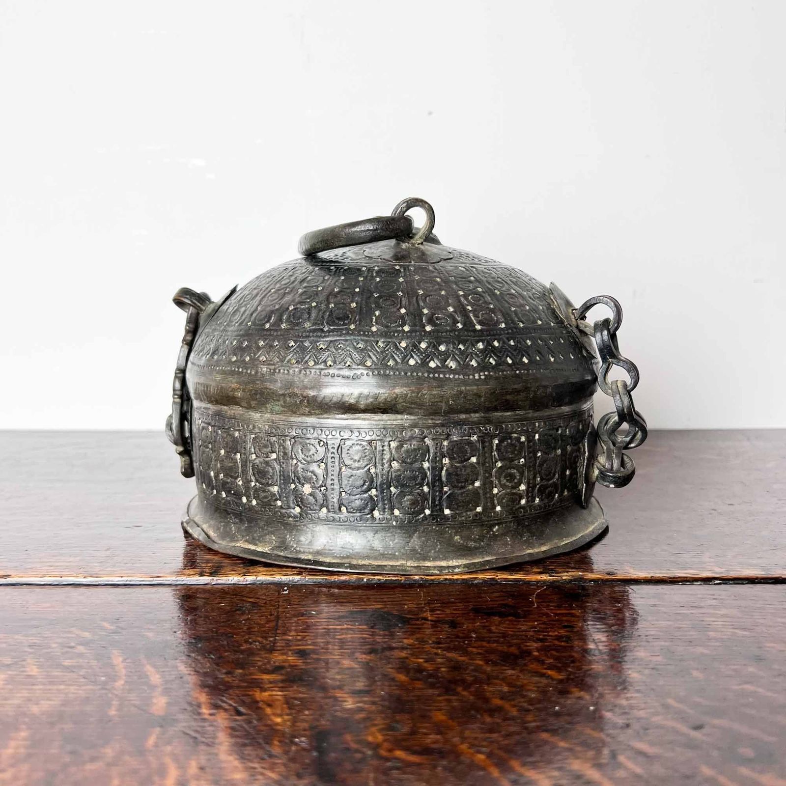 Antique Indian Metal Pandan Betel Box photo buy