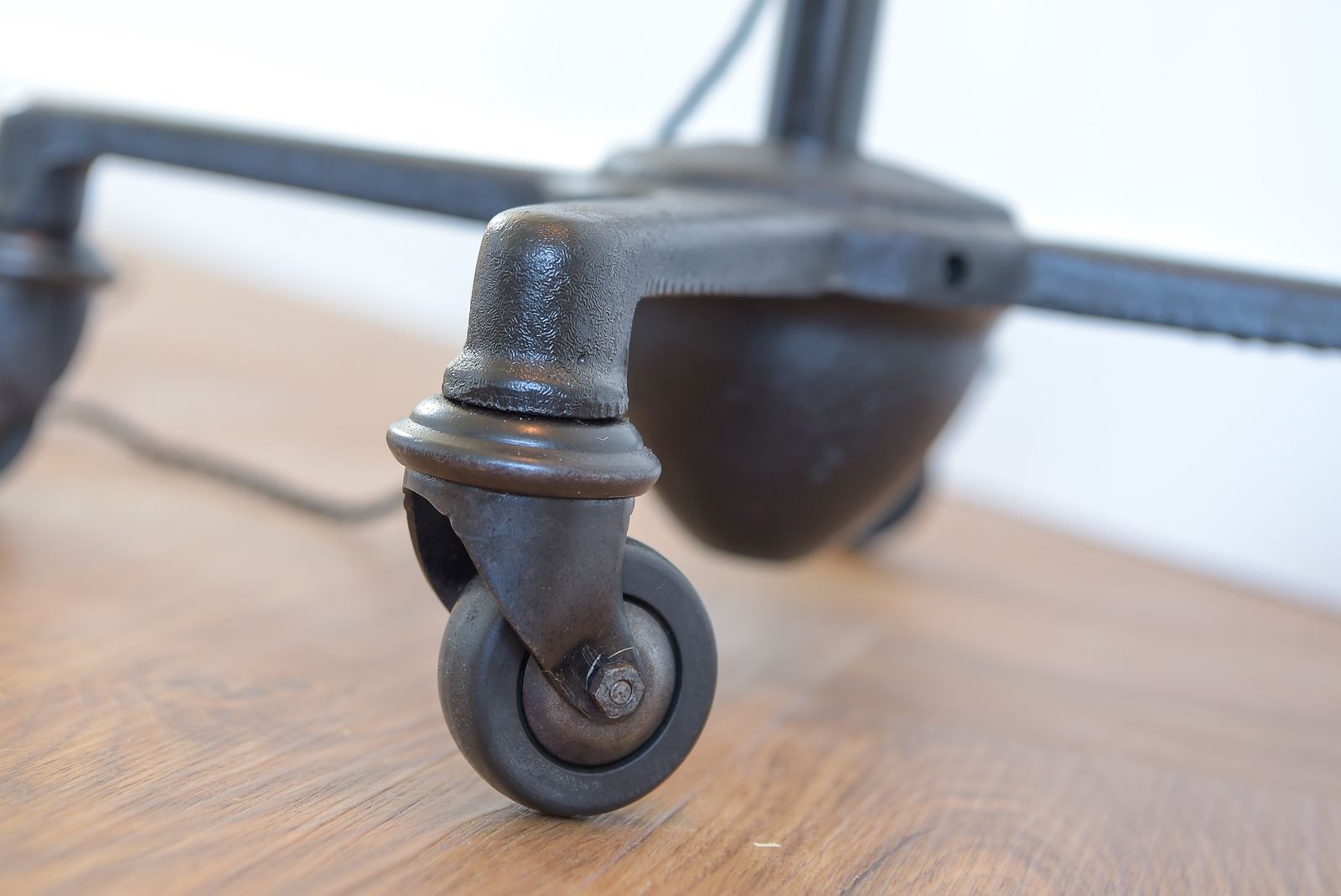 Anglepoise Trolley Lamp Designed By George Cawardine. English 1950's photo vintage