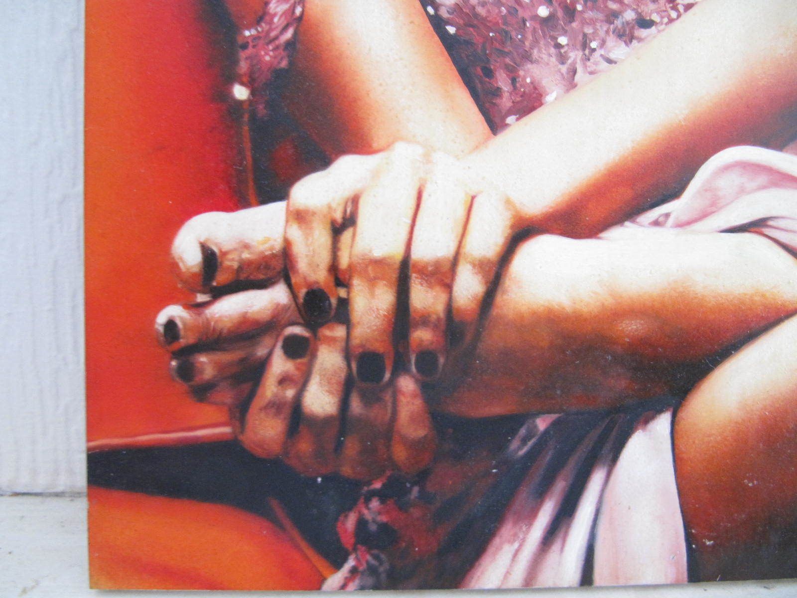 Modern Art Portrait Painting Oil Amazing Realistic Style  Contemporary Artist Sean Dawson photo for sale