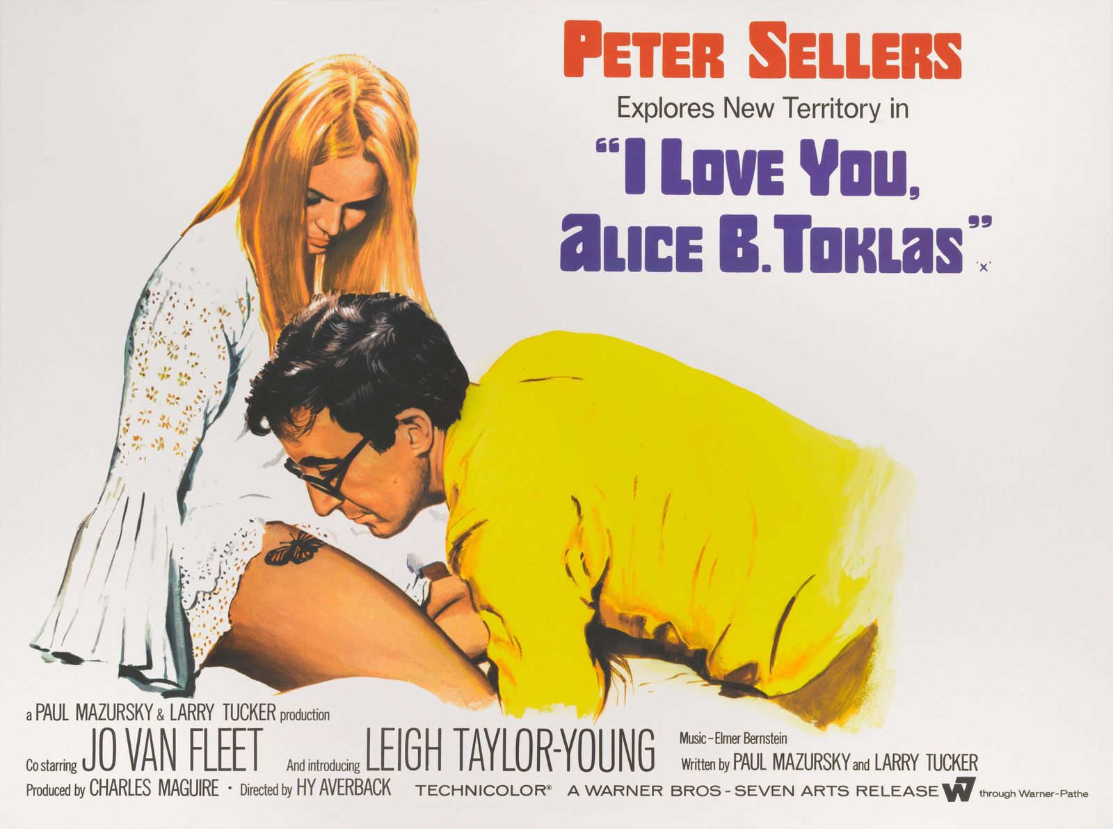 I Love You, Alice B. Toklas,, 1960s photo furniture