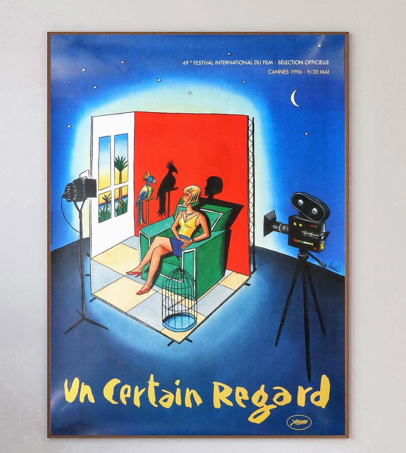 Cannes Film Festival 1996   Un Certain Regard Original Vintage Poster photo 348.0