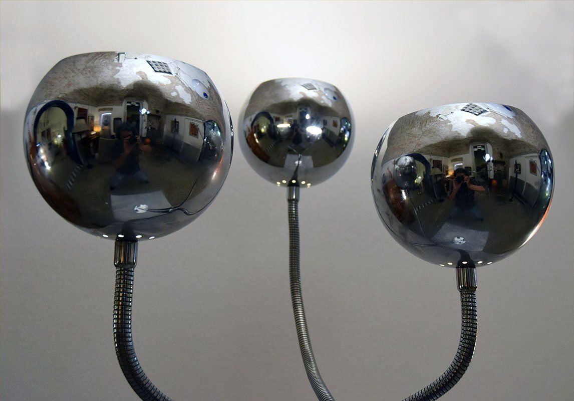 photo furniture Floor Lamp With 3 Lights By Goffredo Reggiani For Reggiani, 1970s